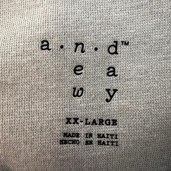 A New Day Womens Knit Tank Top Size XXL Shimmery Light Gray Layering Shell - Picture 4 of 5